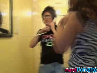 Can one geordie nerd satisfy these meaty british bimbos' asses and tits in a hardcore threesome?