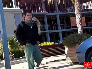 Hot French blonde, wanna see anal by big cock on public beach? Join now for wild outdoor fun.