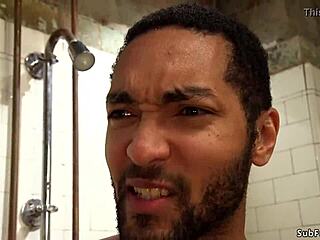 Basketball Team Double Penetrates Bound Journalist Hard