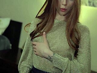 Redhead Teen 18+ Unleashes Passion in Garage