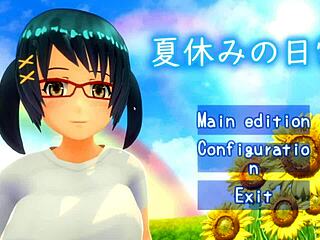 She worked a little better on summer vacation homework