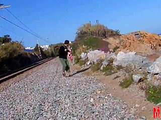 Hot French blonde, wanna see anal by big cock on public beach? Join now for wild outdoor fun.