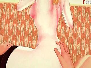 Leonardo da Vinci in 3D hentai fantasy with Azur Lane