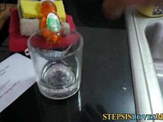 Teen Stepsis Bent Over in Doggy Style Gets Hardcore Interracial Pounding