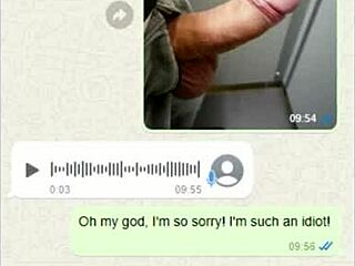 I sent stepmom a dick pic by mistake on WhatsApp!