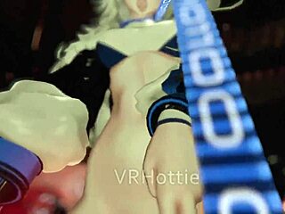 CYBER BABE TEASES WITH LAP DANCE BEFORE FUCKING IN VRCHAT