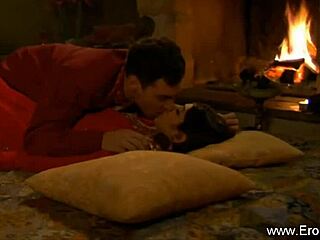 brunette indian lover performs oral on pussy in high definition