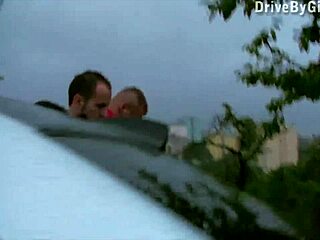 Girl sticks ass out for public fuck 😜