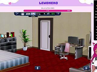 vtuber lewdneko moans through harem hotel game in part 20