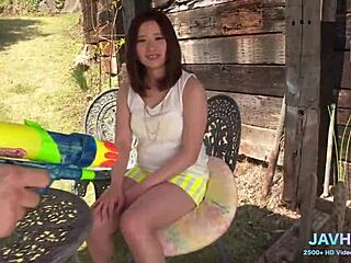 Japanese Girls Fuck Outdoors In Nature