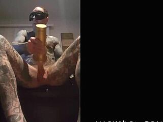 Hey, check this hot Fleshlight jack session with cum!