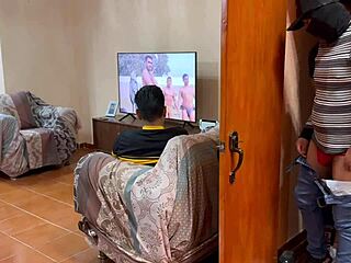 unknown guy sneaks in to have fun with my boyfriend