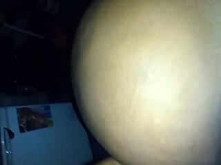 Ebony Newcomer Spreads Big Ass in Doggystyle First Scene