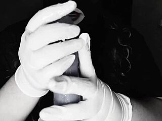 I'm fuming my dildo in this homemade video