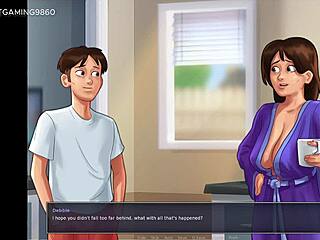 busty anime teacher banged hard in classroom