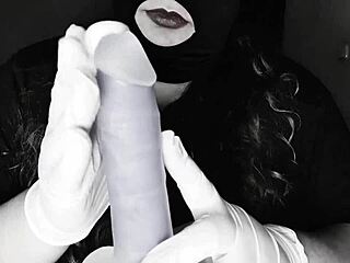 I'm fuming my dildo in this homemade video