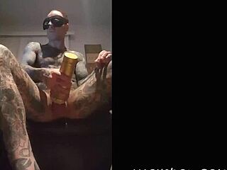 Hey, check this hot Fleshlight jack session with cum!