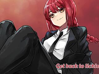 makima's slave training with joi humiliation and feet