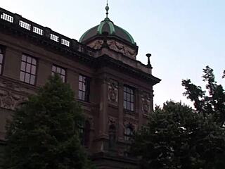 ever tried a daring public threesome by a famous city statue?