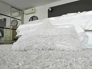 Playing with her pussy in front of the camera