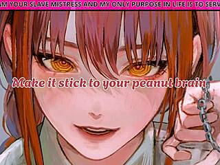 makima's slave training with joi humiliation and feet