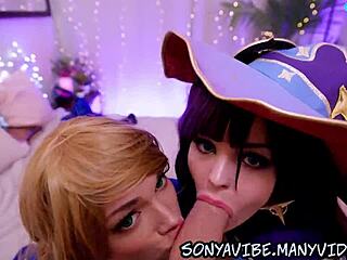 I watch Mona and Lisa squirt during intense fucking.