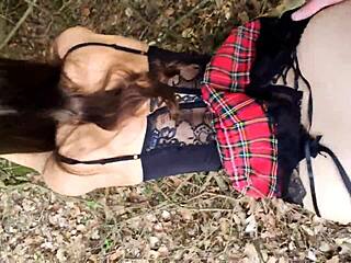 Roadside Latina Whore Fucked Hard with Cum on Sexy Ass