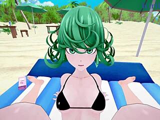 tatsumaki and captain mizuki in one-punch man hentai
