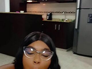 Hermanastra Shows Off Big Tits in Wild Cuban Handjob