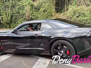 Neighbor spots MILF sunbathing, leads to intimate encounter indoors.