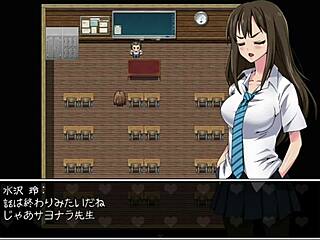 Hentai japanese school girl game uniform