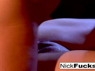 Nick Manning Pounds A Hot Blonde Babe's Tight Pussy