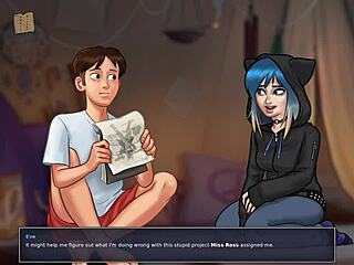 summertime saga episode 89 with anime characters