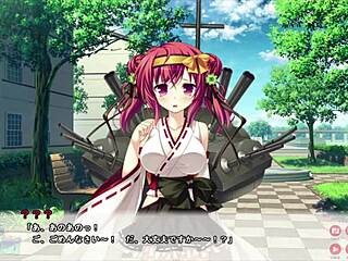 Pretty girl with big boobs has a funny battle moment