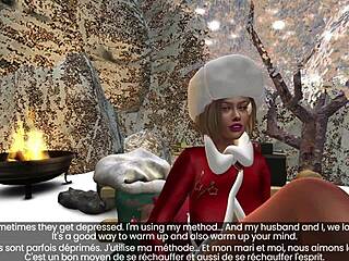 I watch my blonde wife slut with elves at Christmas