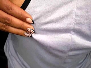 i feel this ebony bbw girl teasing me with her beautiful tits right in my face