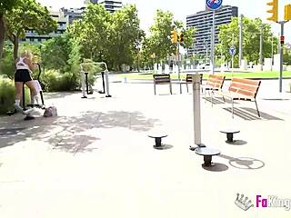 Blonde Andrea And Don Jorge's Intense Cowgirl Cumshot