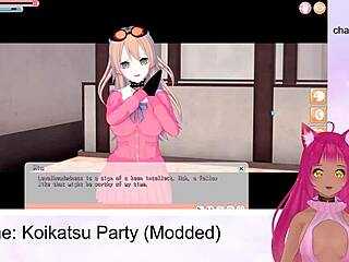 Vtuber Lewdneko Fucks Big Tits in Public Outdoor Creampie Party