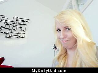 Beautiful British teen Darcie Belle bent over in POV doggy.