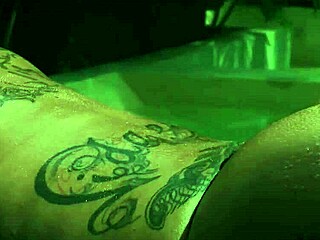 Blonde Latina Rides Cowgirl With Tattoos