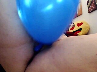 big wet orgasm for these big balloons inflated together with you