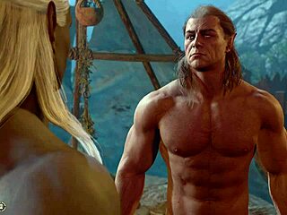 In Baldur's Gate 3, Halsin romances in a naked gay sex scene without mods.
