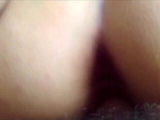 Girlfriend's Ass Hole Begs For Penetration On Squeaky Bed