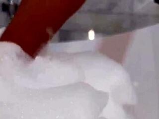 monika fox foam games in the bathroom with a pink toy free