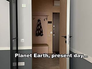 Aliens Teleport To Earth With Huge Boobs For Halloween!