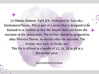 Domme Gives Jerk Off Instructions!