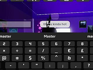 Roblox master trains new slutty slave in sucking and licking