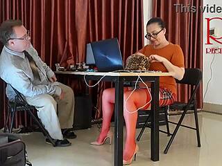 monday office fun: employee teases boss, licks pussy and sucks dick naughty style