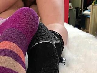 Massage turns wild, fucking married friend's tight 18+ asshole bareback!