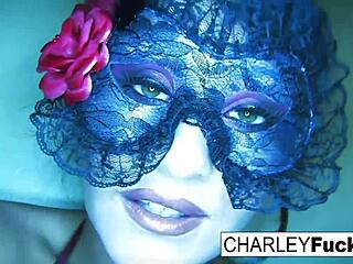 charley chase in sexy lingerie masturbates